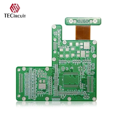 Αγορά FR4 ΠΙ υλικό Σκληρό εύκαμπτο PCB Πίνακας εκτυπωμένων κυκλωμάτων Βύθιση Χρυσό 2u ηλεκτρονική κατασκευή
