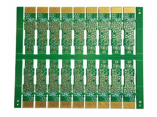 Πολυεπίπεδο σκληρό χρυσό δακτυλικό PCB κυκλώματος εκτύπωσης για μονάδα μνήμης